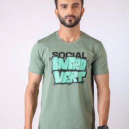 Loopers Men Typography Printed Round Neck Cotton T-shirt-image-82