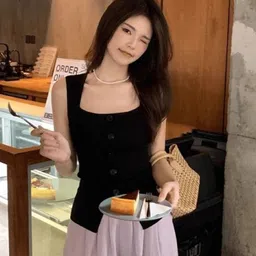 KPOP Women Scoop Neck Sleeveless Top-image-78