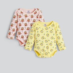 Hopscotch Pack Of 2 Cotton Printed Onesies-picture-39