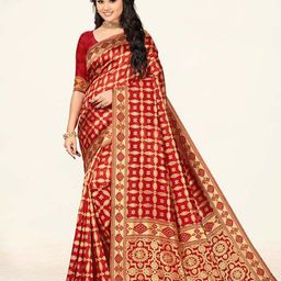 Maroosh Ethnic Motifs Zari Traditional Banarasi Saree-image-56