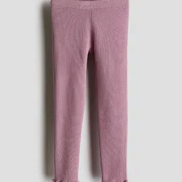 H&M Girls Rib-Knit Leggings-image-55
