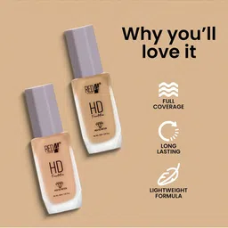 RED 4 HD High Definition Foundation- 40 ml- Shade- 03 image 2
