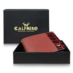 CALFNERO Men Leather Two Fold Wallet-picture-4