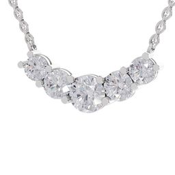 Sparkles 14KT Gold 2.80 Ct Lab Grown Shape Curved Diamond Necklace- 2.55 g-image-64