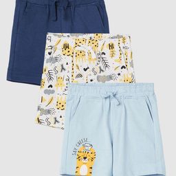 Juniors by Lifestyle Boys Pack Of 3 Shorts-image-75