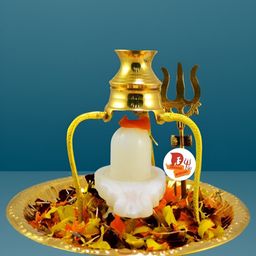 DARIDRA BHANJAN White Religious Figurine Showpiece-image-96