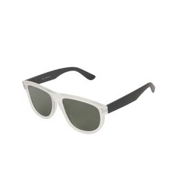 BAYBERRY Unisex Black Lens & White Square Sunglasses with-15