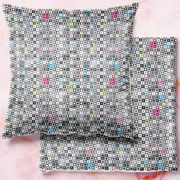 ArtzFolio Multicoloured Set of 2 Velvet Square Cushion Covers-image-90