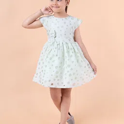 PINK MERMAID Girls Printed Fit & Flare Dress-image-41