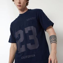 max Men Typography Printed Round Neck Pure Cotton Oversized T-shirt-picture-9
