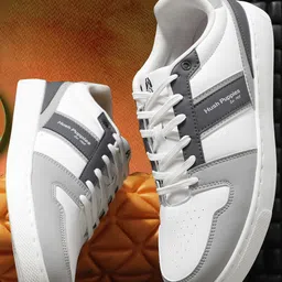 Hush Puppies Men Colourblocked PU Sneakers-picture-37