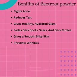 VEDICINE Set Of 2 Beetroot  Powder For Face Pack-150g Each image 3