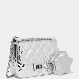 Styli Embellished Structured Sling Bag-42