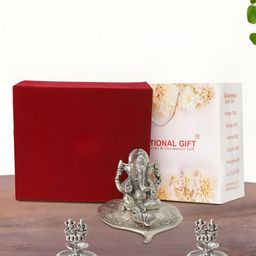 INTERNATIONAL GIFT Silver-Toned Religious Idol Showpiece-picture-44
