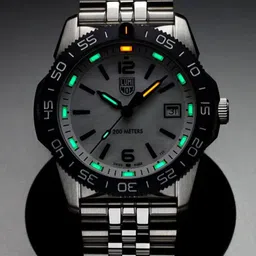 Luminox Men Stainless Steel Bracelet Style Straps Analogue Multi Function Watch XS.3126M.1-21