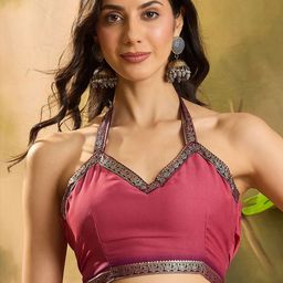 Sangria Abstract Printed Saree With Blouse Piece image 3
