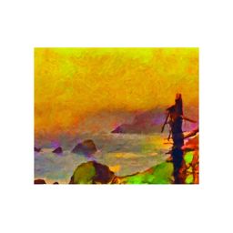 Inephos Yellow & Black Other Wall Art-image-70