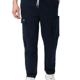 Beyoung Men Relaxed Wrinkle Free Cargos Trousers-image-40