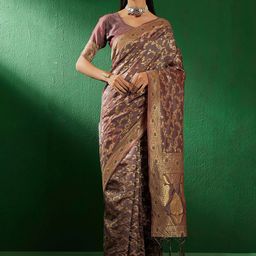 Suha Woven Design Zari Art Silk Banarasi Saree-image-94