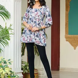 Moda Rapido Women Floral Printed Kurta-picture-33