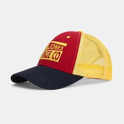 Jack & Jones Men Colourblocked Cotton Baseball Cap-50