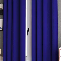 Lunar Days Blue Room Darkening Long Curtain-image-59