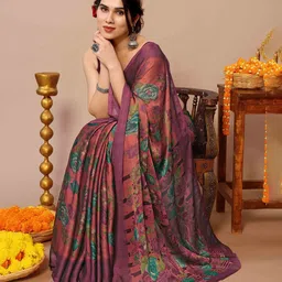 KALINI Floral Poly Chiffon Saree-picture-38