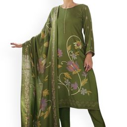 DRAVINAM Trends Floral Printed Pashmina Unstitched Dress Material-image-98