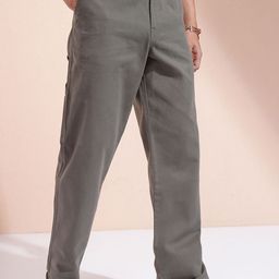 HIGHLANDER Men Carpentar Fit Cargo Trousers-image-36