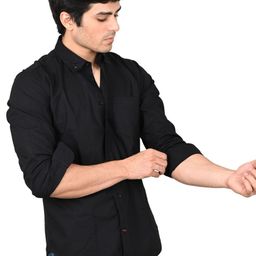 Suture Craft Standard Cutaway Collar Slim Fit Formal Cotton Shirt-image-25