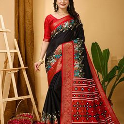 Rangtulika Ethnics Floral Zari Saree-picture-56