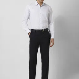 Van Heusen Men Regular Fit Spread Collar Abstract Printed Cotton Formal Shirt image 3