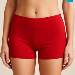 CKARFE Pack Of 2 Combed Cotton Boy Shorts Briefs CF SBT-33 Maroon,Sky Blue XS-2-picture-28
