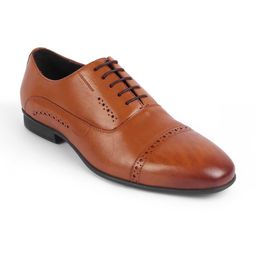 Tresmode Men Leather Formal Oxfords-image-68