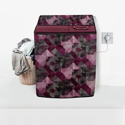 Stylista Waterproof and Dustproof PVC Washing Machine Cover-image-46