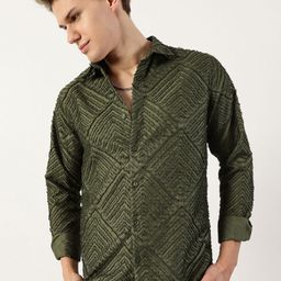 Thomas Scott Men Premium Slim Fit Opaque Casual Shirt-picture-6
