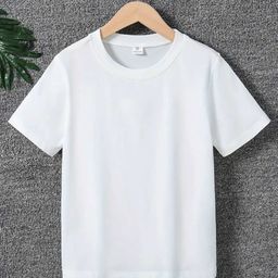 Printcomet Kids Round Neck Short Sleeves Cotton Relaxed Fit T-Shirt-image-85