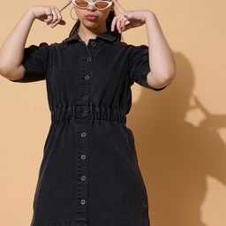 Noh.Voh - SASSAFRAS Kids Denim Shirt Dress-image-84