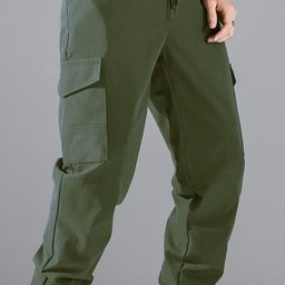 StyleCast x Revolte Men Pleated Cargos Trousers-picture-28
