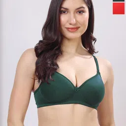 Floret Women Teal Bra-18