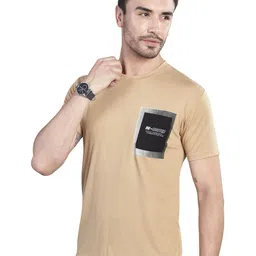 BE POSITIVE Men Graphic Printed Round Neck Slim Fit Cotton T-shirt-image-72