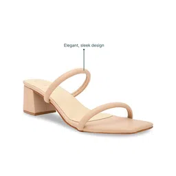 CAI PU Block Sandals with Bows image 5