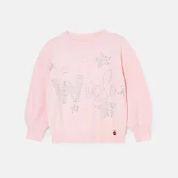 Angel & Rocket Girls Typography Embellished Sweater-image-31