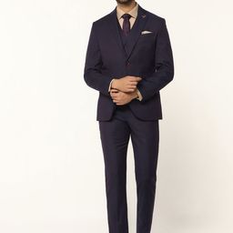Blackberrys Slim-Fit Single-Breasted Three-Piece Suit-37