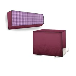 The Furnishing Tree Split AC Cover Set of Indoor and Outdoor Unit Used for 1.5 Ton Amazon Basics AB-image-99