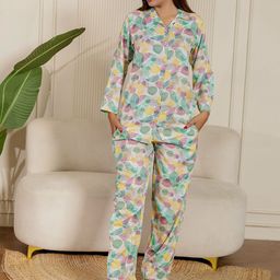 Stuffie Land Printed Long Sleeves Shirt With Trouser-image-58