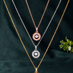 PASU FASHION Gold-Plated Quirky Pendants with Chains-image-76