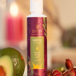 Zanya Non-Sticky Hair Oil For Hair Growth With Argan & Jojoba Oil - 120 ml-18