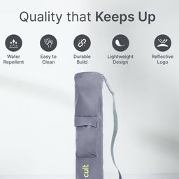 CULT Yoga Mat Bag with Adjustable Shoulder Strap Fits Up to 6mm Mat-24