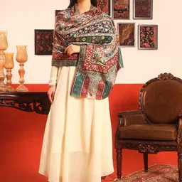 Pashmoda Women Paisley Embroidered Shawl-picture-46